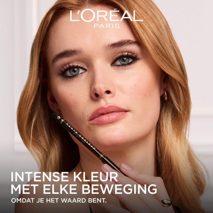 Lápiz de Ojos L'Oreal Make Up HAUTE COULEUR Negro (1 unidad) 6