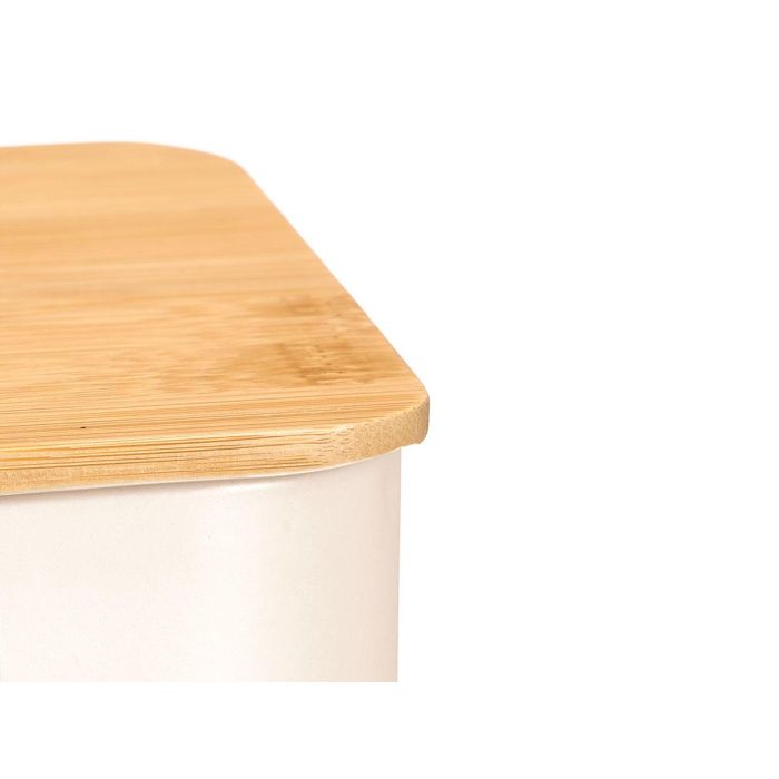 Caja 6 Huecos Tapa Bambu Tea Crema Kinvara 18x7x16cm (Set de 12) 2