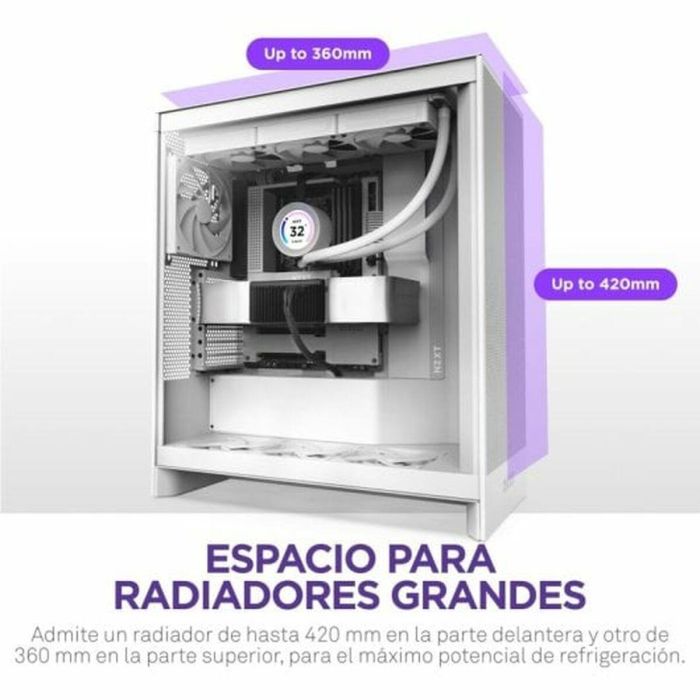 Caja Semitorre ATX NZXT Blanco 3 Caja Semitorre ATX NZXT Blanco 3