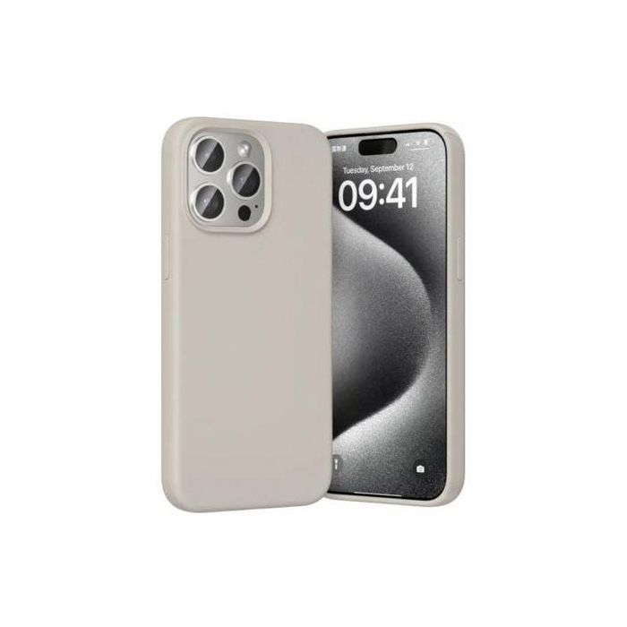Vention KUFM0-10 Funda de Silicona Líquida con MagSafe para iPhone 15 Gris Grava 1 Vention KUFM0-10 Funda de Silicona Líquida con MagSafe para iPhone 15 Gris Grava 1
