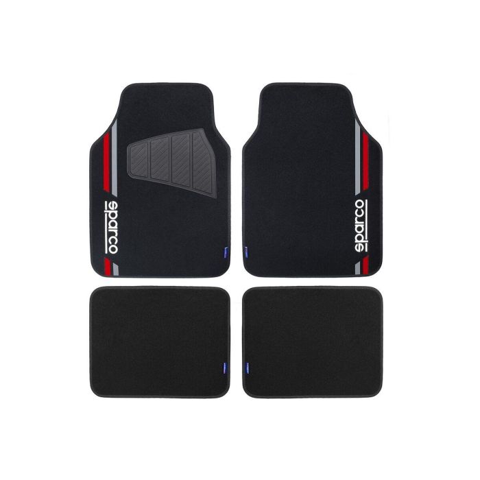 Set de Alfombrillas para Coche Sparco SPCF508RD Rojo 0 Set de Alfombrillas para Coche Sparco SPCF508RD Rojo 0