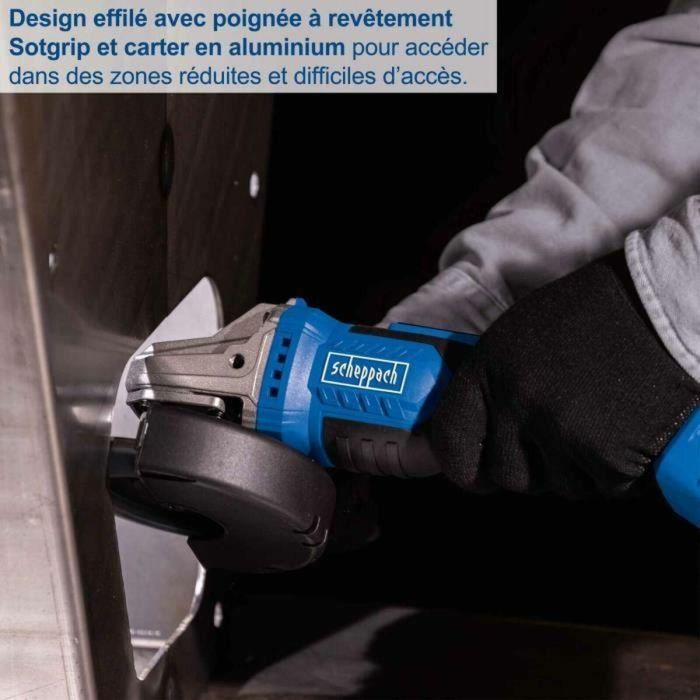 Scheppach Amoladora Angular sin Escobillas 20V IXES 125 mm BC-AG125-X sin Batería ni Cargador 1 Scheppach Amoladora Angular sin Escobillas 20V IXES 125 mm BC-AG125-X sin Batería ni Cargador 1