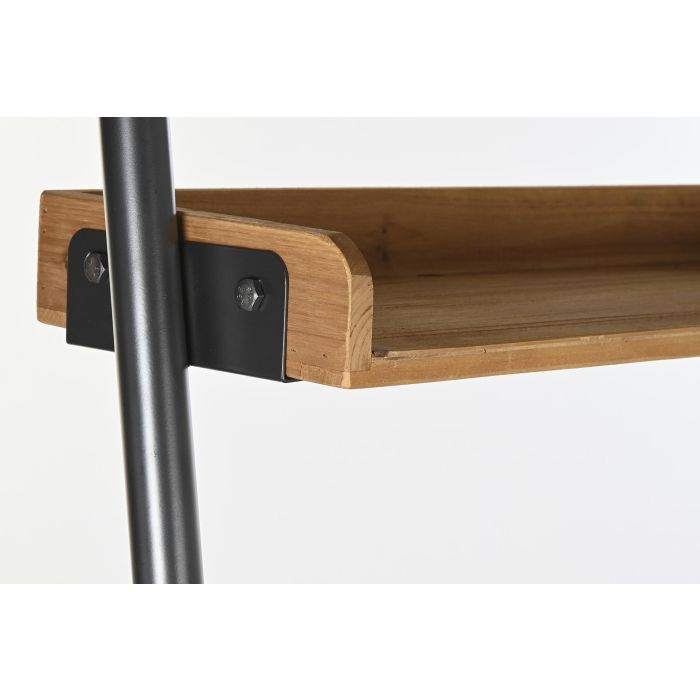 DKD Home Decor Estantería Vintage de Abeto y Metal Negro Natural, 155 cm Alto x 67 cm Ancho x 40 cm Fondo con 2 Cajones y 1 Estante Desmontable 1 DKD Home Decor Estantería Vintage de Abeto y Metal Negro Natural, 155 cm Alto x 67 cm Ancho x 40 cm Fondo con 2 Cajones y 1 Estante Desmontable 1