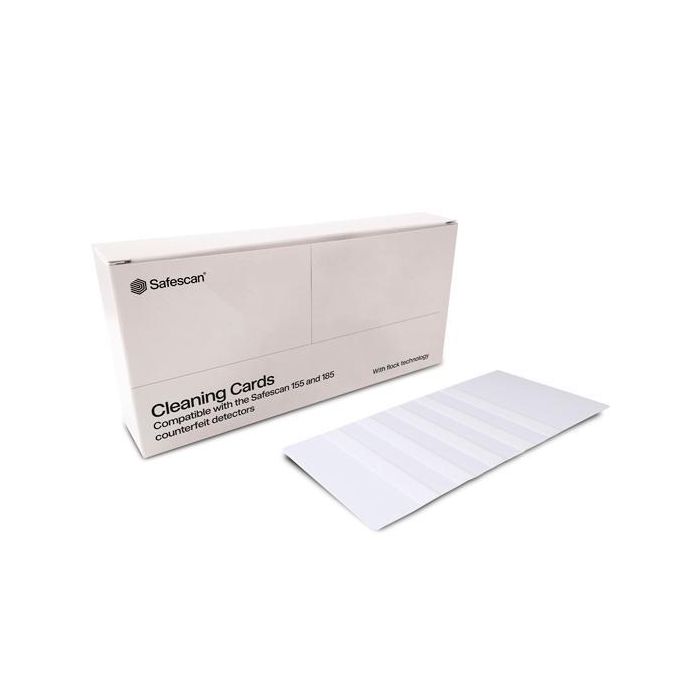 Safescan Tarjetas De Limpieza Para Detectores Automaticos De Billetes Caja 10 Ud