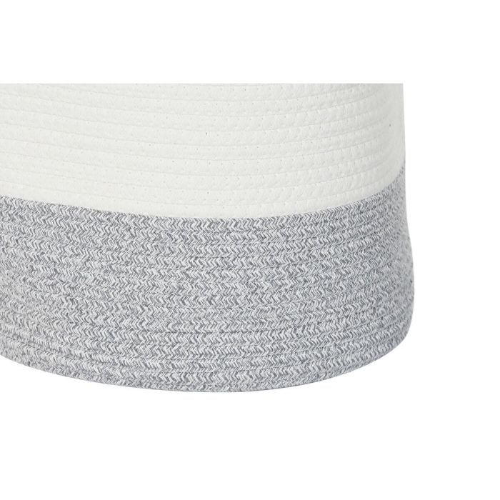 DKD Home Decor Cesta de Almacenamiento Estilo Boho Algodón Blanco Mostaza y Colores Surtidos 34x34x40 cm - Pack de 3 3 DKD Home Decor Cesta de Almacenamiento Estilo Boho Algodón Blanco Mostaza y Colores Surtidos 34x34x40 cm - Pack de 3 3