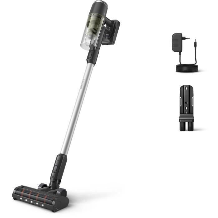 PHILIPS XC3033/01 PowerCyclone 8 - Aspiradora vertical inalámbrica - Hasta 60 minutos de duración de la batería - Verde cargo 2 PHILIPS XC3033/01 PowerCyclone 8 - Aspiradora vertical inalámbrica - Hasta 60 minutos de duración de la batería - Verde cargo 2
