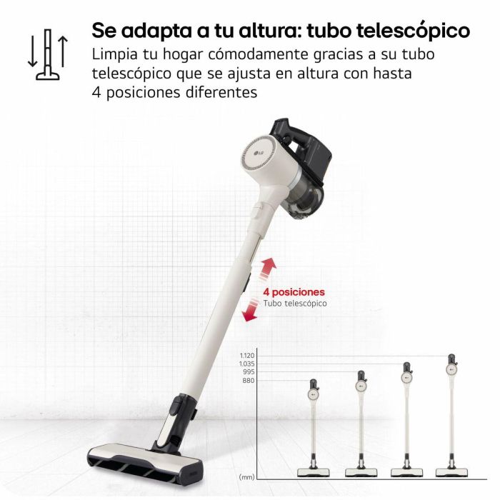 Aspirador Escoba Ciclónico Inalámbrico LG CORDZEROA9K-LITE1C 10 Aspirador Escoba Ciclónico Inalámbrico LG CORDZEROA9K-LITE1C 10