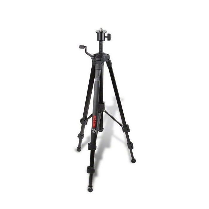 Bosch Professional BT 150 Trípode de Nivelación de Aluminio Robusto, 55-157 cm, Rosca 1/4", con Nivel de Burbuja para Láseres Cruzados y de Punto Bosch Professional BT 150 Trípode de Nivelación de Aluminio Robusto, 55-157 cm, Rosca 1/4", con Nivel de Burbuja para Láseres Cruzados y de Punto
