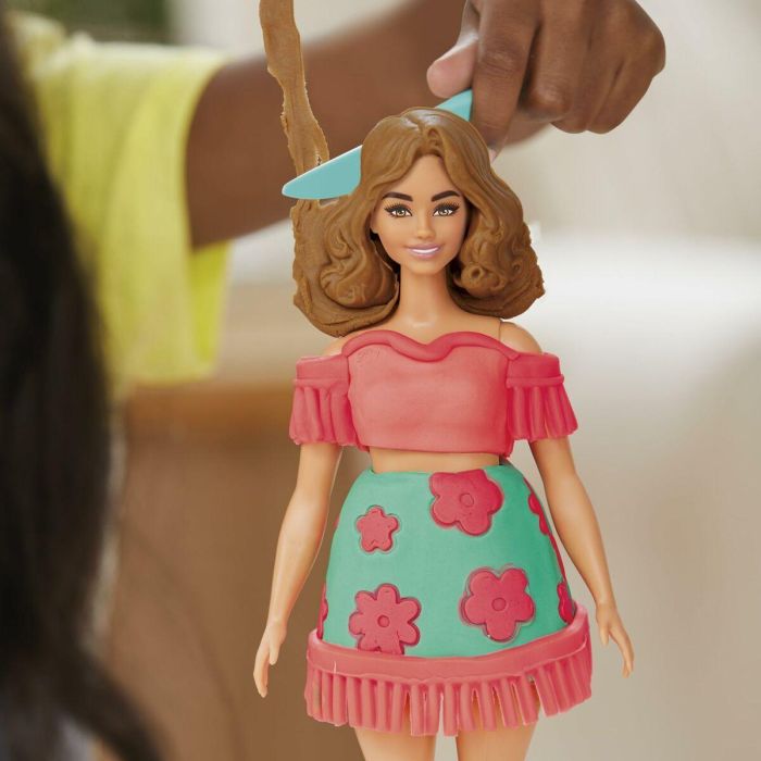 Juego de Plastilina Play-Doh Florals & Fringe Multicolor 5 Juego de Plastilina Play-Doh Florals & Fringe Multicolor 5
