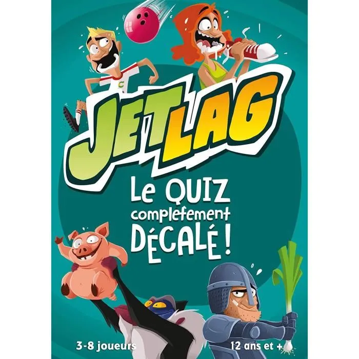 Asmodee JetLag Juego de mesa A partir de 12 años Idioma francés