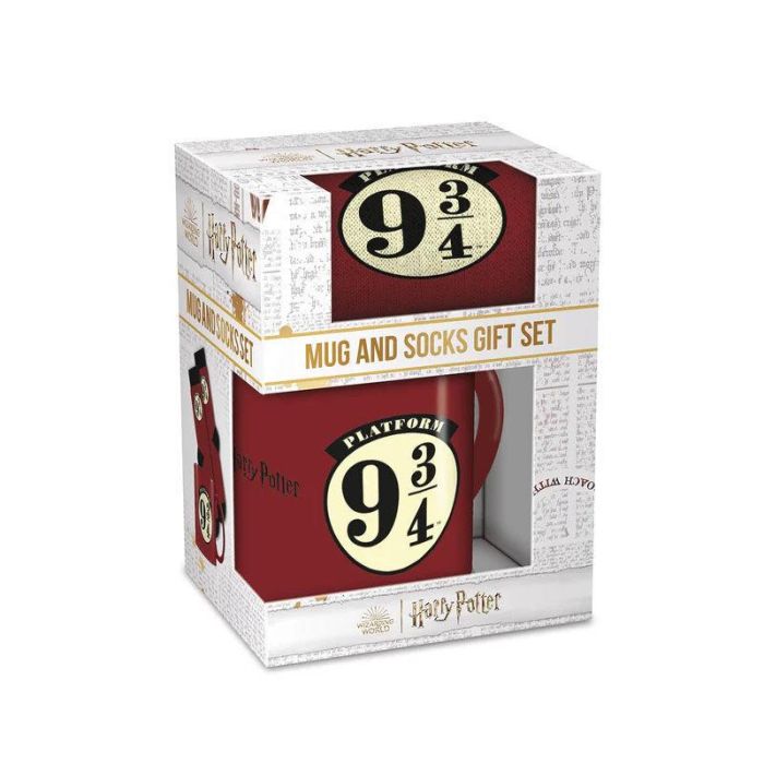 Set Taza y Calcetines Plataforma 9 3/4 Harry Potter 1