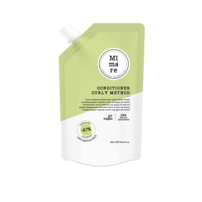 Acondicionador Método Curly Mimare 480ml - Agua de Melón, Aloe Vera y Leche de Arroz - Para Cabello Suave y Brillante Acondicionador Método Curly Mimare 480ml - Agua de Melón, Aloe Vera y Leche de Arroz - Para Cabello Suave y Brillante