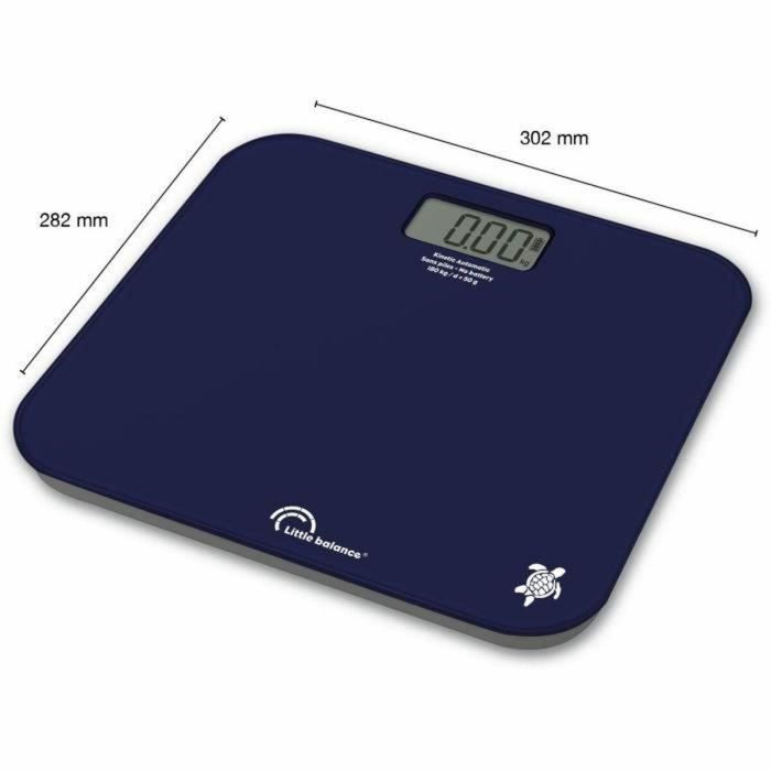 Little Balance LIT3760240788546 Báscula de baño Kinetic Auto Azul 2
