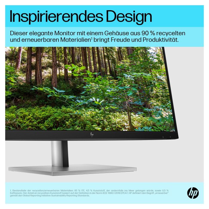 HP E27k G5 68,6cm/27" 4K UHD IPS 3840x2160 5ms 60Hz HDMI DisplayPort USB-C Negro/Plata 9