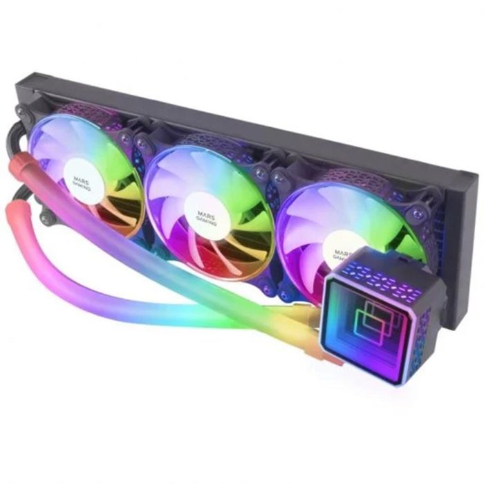 Mars Gaming ML-ULTRA360 Sistema de Refrigeración Líquida 360mm Premium ARGB 360º Espejo Infinito 650W TDP Negro Universal 2 Mars Gaming ML-ULTRA360 Sistema de Refrigeración Líquida 360mm Premium ARGB 360º Espejo Infinito 650W TDP Negro Universal 2