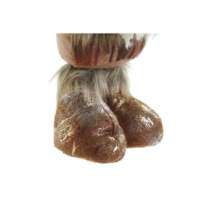 Figura DKD Home Decor Marron 12 x 35 x 14 cm (2 Unidades) 4 Figura DKD Home Decor Marron 12 x 35 x 14 cm (2 Unidades) 4
