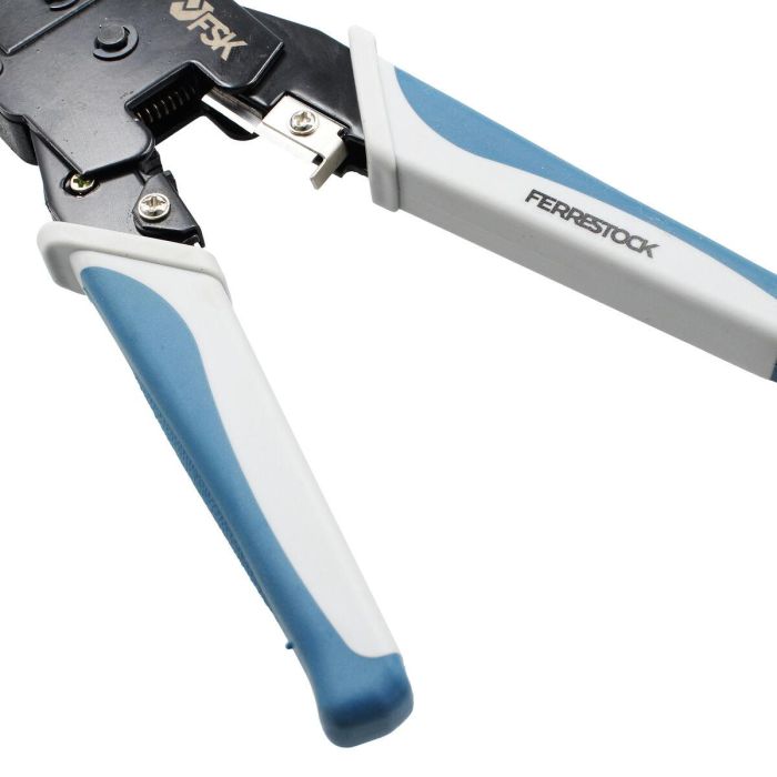 Crimpadora Ferrestock RJ45 / RJ11 Pelacables 1 Crimpadora Ferrestock RJ45 / RJ11 Pelacables 1