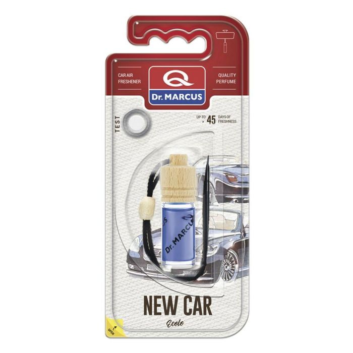 Ambientador para Coche Dr Marcus Ecolo Coche Nuevo 4,5 ml Madera Cristal Fragancia Colgante 4 Piezas 1