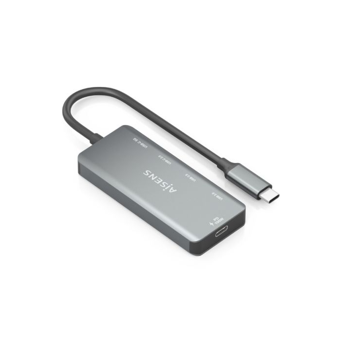 Hub USB Tipo-C Aisens A109-0946/ 2xUSB/ 2xUSB Tipo-C/ 1xUSB Tipo-C PD/ Gris 0 Hub USB Tipo-C Aisens A109-0946/ 2xUSB/ 2xUSB Tipo-C/ 1xUSB Tipo-C PD/ Gris 0