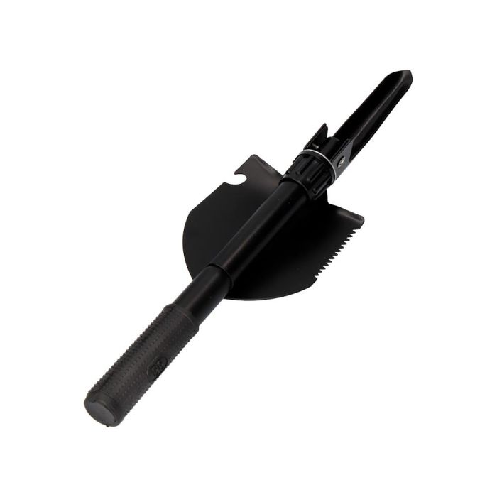 Benson Mini pala plegable multifuncional de acero negro 9,5x41,5cm 1