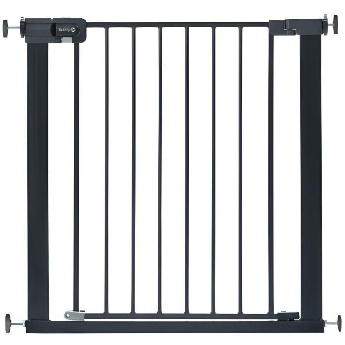 SEGURIDAD 1º Barrera de seguridad para niños Easy Close - Metal - Negro SEGURIDAD 1º Barrera de seguridad para niños Easy Close - Metal - Negro