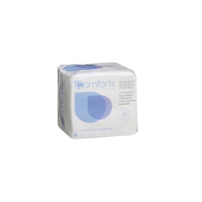 COTTONS Salvaslip Incontinencia 100% Algodón Organic, 20 Unidades, para Flujo Ligero