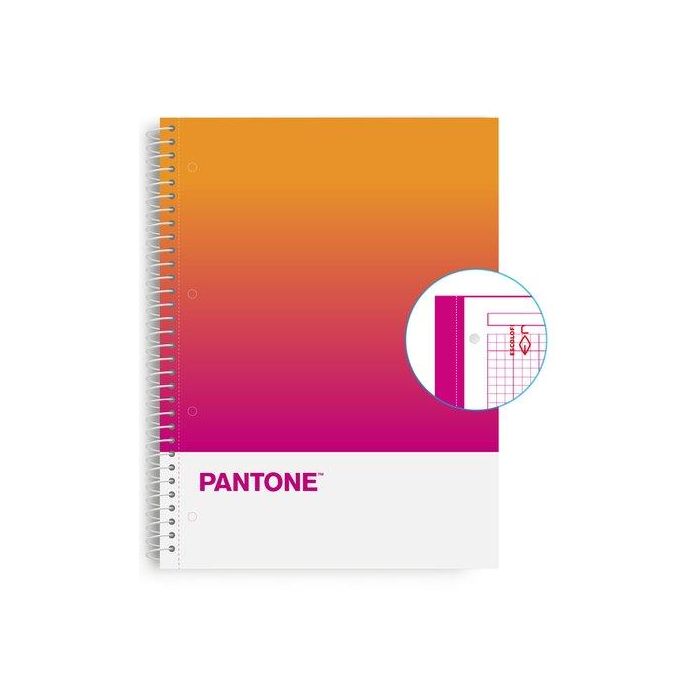 Bloc Escolofi Notebook Pantone Together A4 80H Cuadric.5X5 90G Creativity 5 unidades