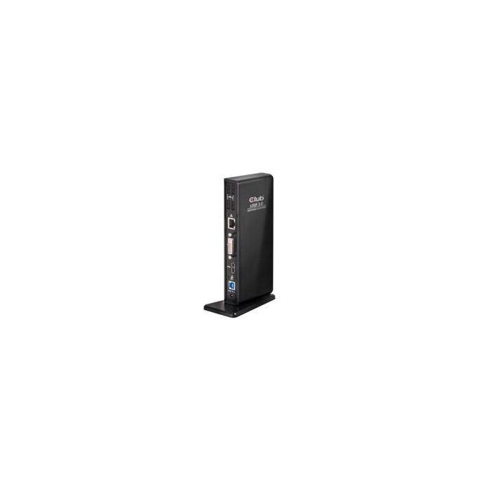 Club 3D Base Conexión 3D Sense Vision Display DockingStation USB 3.0 con HDMI, DVI-I, USB 2.0/3.0, Ethernet y Audio Club 3D Base Conexión 3D Sense Vision Display DockingStation USB 3.0 con HDMI, DVI-I, USB 2.0/3.0, Ethernet y Audio