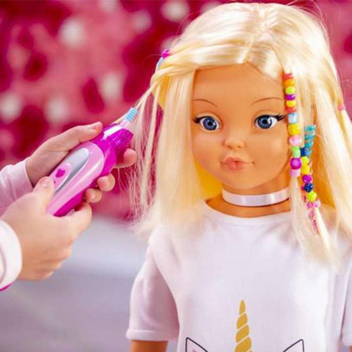 Jesmar Muñeca Rosaura le crece el pelo para hacerle mil peinados 105cm