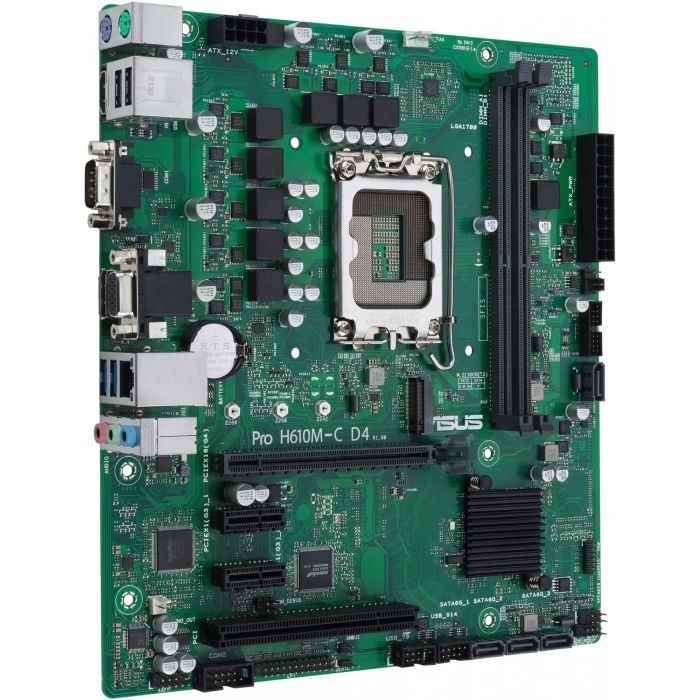 ASUS PRO H610M-C-CSM Placa Base Intel LGA 1700 DDR4 para Celeron, Core i3/i5/i7/i9, Pentium 2 ASUS PRO H610M-C-CSM Placa Base Intel LGA 1700 DDR4 para Celeron, Core i3/i5/i7/i9, Pentium 2