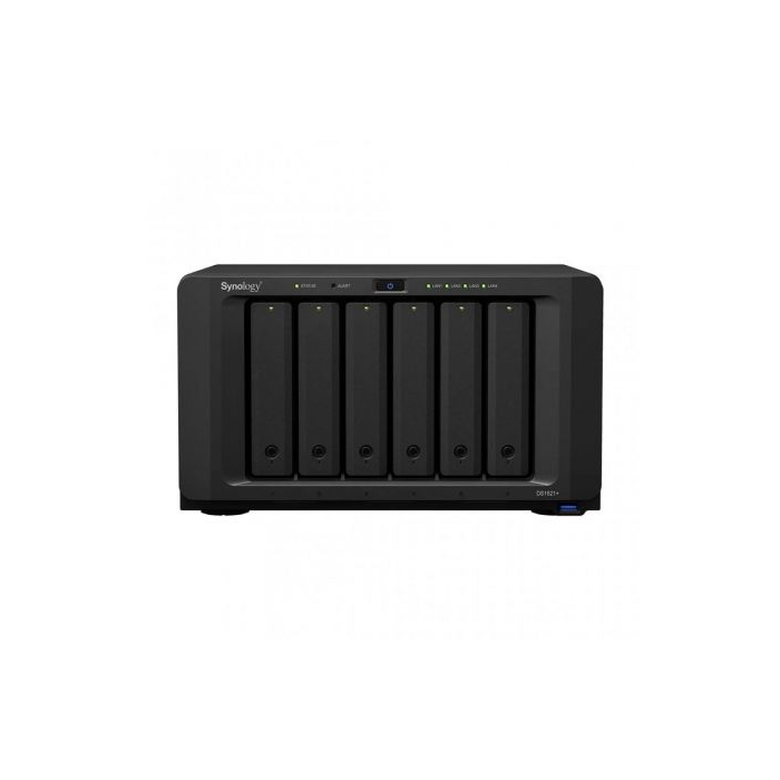 Synology DiskStation DS1621+ servidor de almacenamiento NAS Escritorio Ryzen Embedded V1500B 4 GB DDR4 0 TB DiskStation Manager Negro Synology DiskStation DS1621+ servidor de almacenamiento NAS Escritorio Ryzen Embedded V1500B 4 GB DDR4 0 TB DiskStation Manager Negro