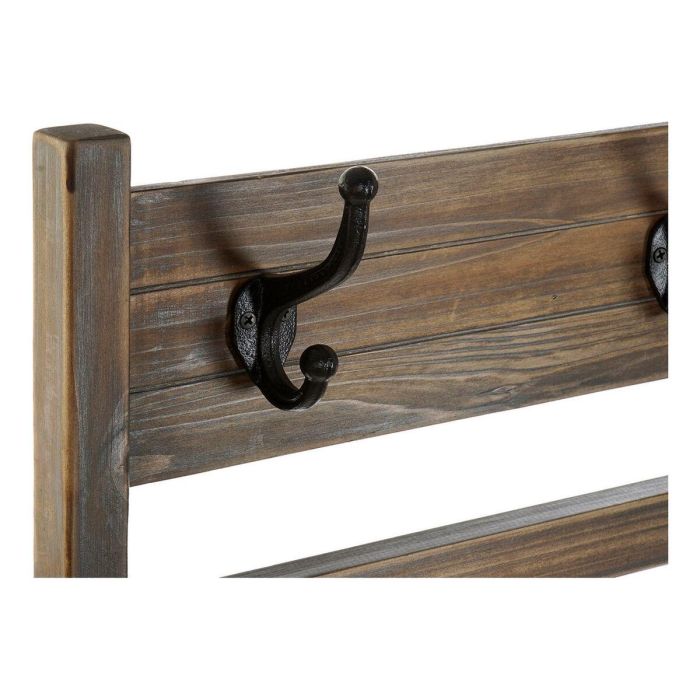 Perchero DKD Home Decor Madera Metal (46 x 9 x 1 cm) 2 Perchero DKD Home Decor Madera Metal (46 x 9 x 1 cm) 2