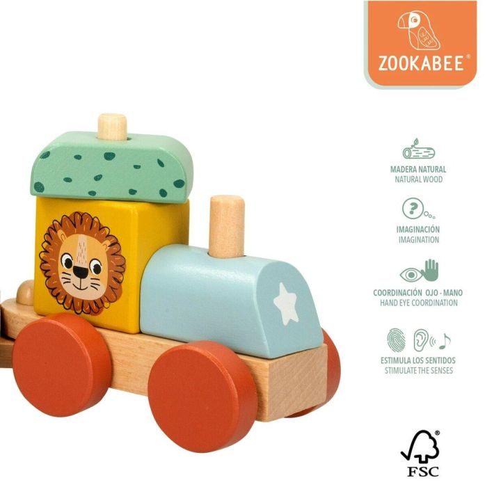 Tren Woomax 33 x 11 x 7 cm Animales (6 Unidades) 2 Tren Woomax 33 x 11 x 7 cm Animales (6 Unidades) 2