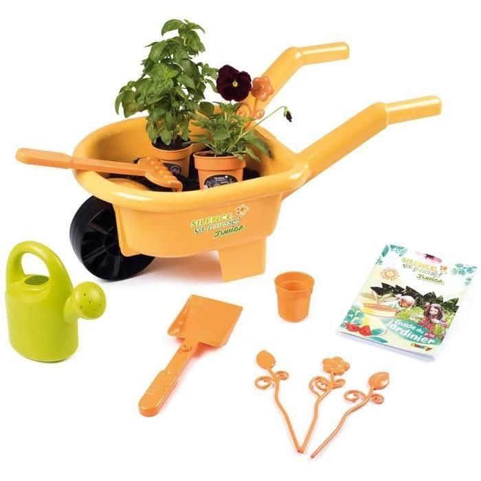 Smoby Carretilla de Jardinería Silence, Ça Pousse! Junior para Niños y Niñas - Juego Educativo de Exterior para Aprender en Familia 2 Smoby Carretilla de Jardinería Silence, Ça Pousse! Junior para Niños y Niñas - Juego Educativo de Exterior para Aprender en Familia 2