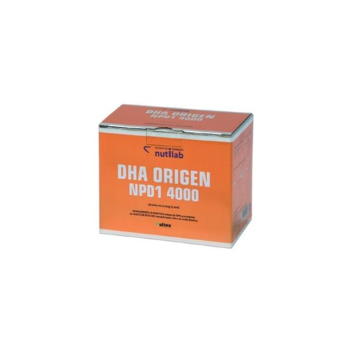 NUTILAB DHA Origen NPD1 4000mg 30 Viales para cerebro, visión y corazón