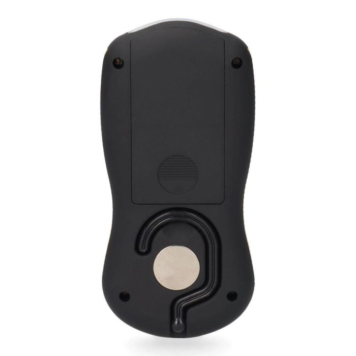 Edm Linterna led XL doble función con gancho + imán 230 lm, frontal + lateral, funciona con 3 x AAA (incluidas) 3