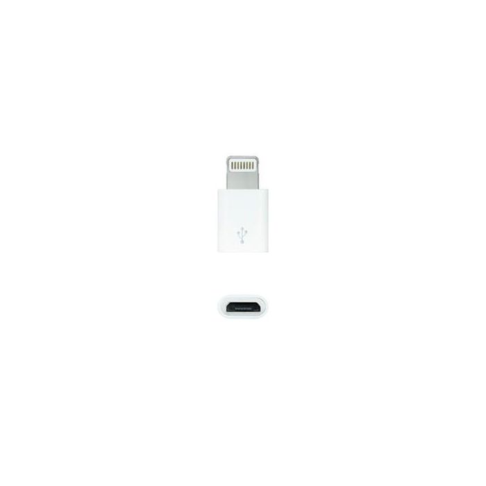Adaptador Micro USB a Lightning NANOCABLE 10.10.4100 1 Adaptador Micro USB a Lightning NANOCABLE 10.10.4100 1