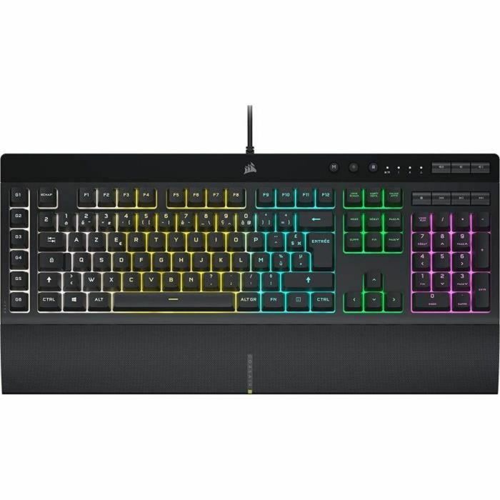 Corsair CH-9226765-FR Teclado Gaming K55 RGB PRO con iluminación RGB de 5 zonas y switches de domo de goma 0 Corsair CH-9226765-FR Teclado Gaming K55 RGB PRO con iluminación RGB de 5 zonas y switches de domo de goma 0