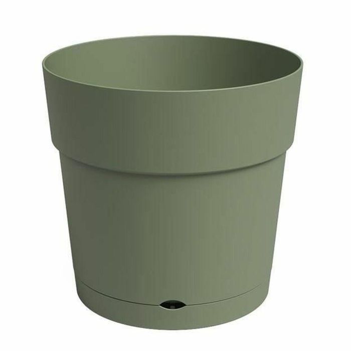 Artevasi 5600442846676 Maceta Capri Grande con Reserva de Agua Verde Ceniza L39,1 x P39,1 x H37 cm