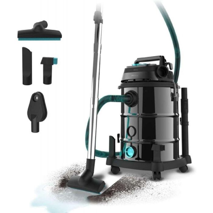 Cecotec Aspirador Conga Rockstar Wet & Dry Steel Pro Tool 1600 W 30 L HEPA Acero 7