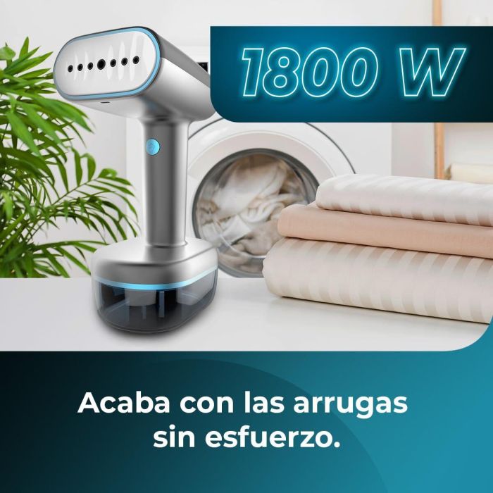 Cecotec 08508 Estación Plancha Vapor 1800W Suela Cerámica Turbo Slide 35g/min Antigoteo Autoapagado Azul Gris 14