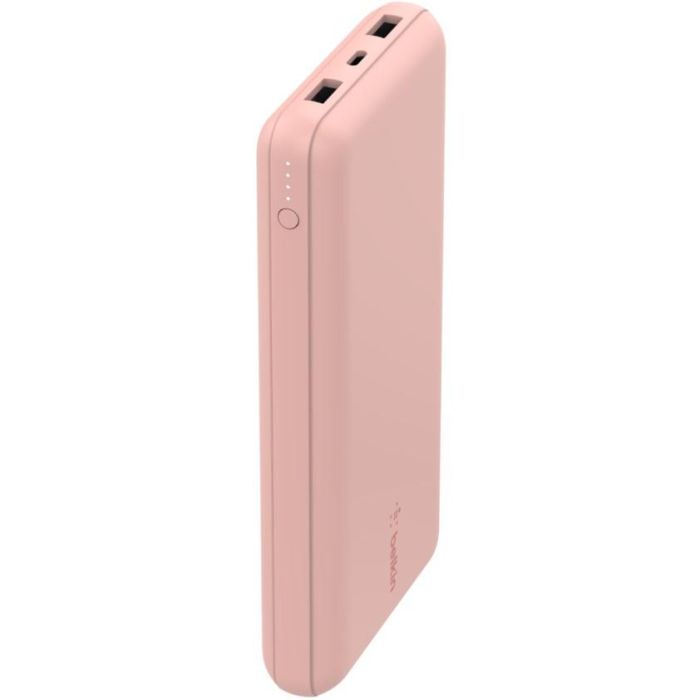 Belkin BOOST CHARGE Powerbank 20.000mAh 15W USB-A y USB-C Rosa 0 Belkin BOOST CHARGE Powerbank 20.000mAh 15W USB-A y USB-C Rosa 0