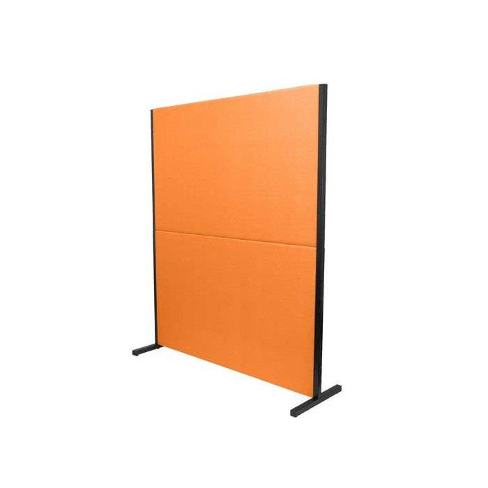 Biombo Piqueras Y Crespo Valdeganga Desmontable Tapizado Bali Naranja