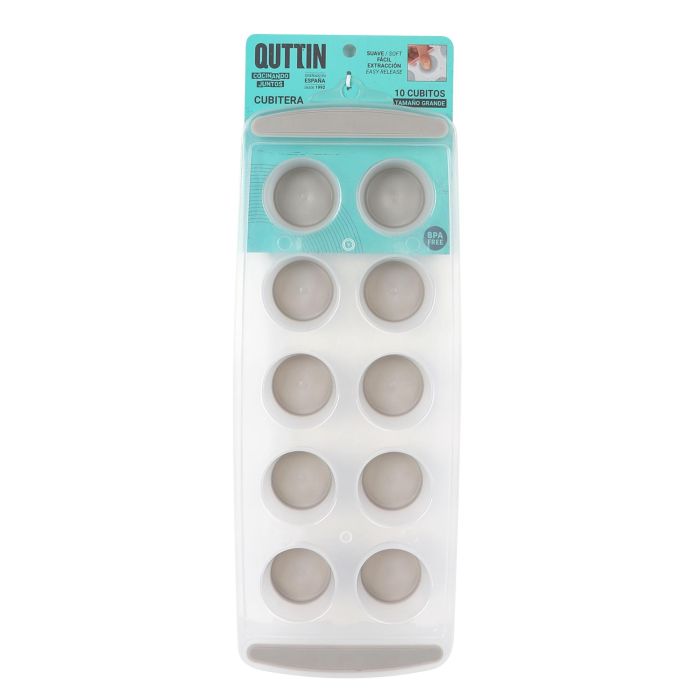 Cubitera 10 Cubitos XL Roja Soft Quttin (18 Unidades) 1 Cubitera 10 Cubitos XL Roja Soft Quttin (18 Unidades) 1