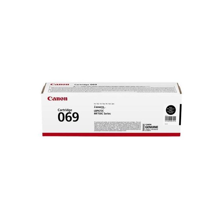 CANON Toner 069BK Negro para i-SENSYS LBP673Cdw i-SENSYS LBP673dw, MF752Cdw 2.100p CANON Toner 069BK Negro para i-SENSYS LBP673Cdw i-SENSYS LBP673dw, MF752Cdw 2.100p