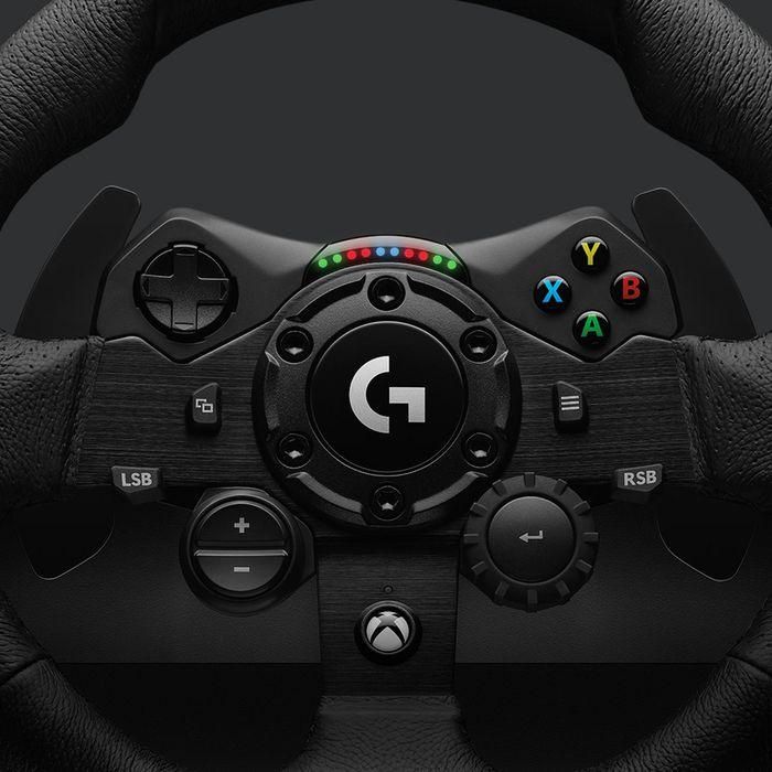 Logitech G923 Volante y Pedales de Carreras para Xbox Series X|S, Xbox One y PC, USB 5