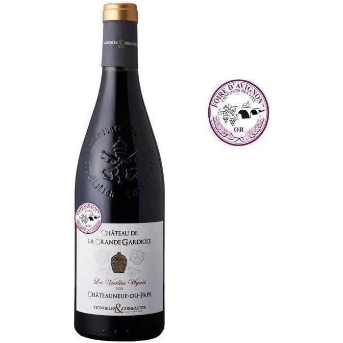 CHâteau de la Grande Gardiole Cuvée Les Vieilles Vignes 2020 CHâteauneuf-du-Pape-Pape-Red Red del valle del Rhône