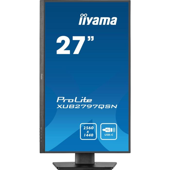 Iiyama ProLite XUB2797QSN-B2 Monitor IPS 27" 2K Ultra HD, USB-C, 65W, Altavoces, Negro 5
