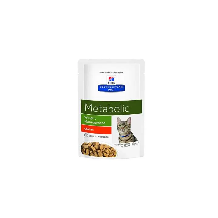 Hill'S Hpd Feline Metabolic Pouch Caja 12x85 gr