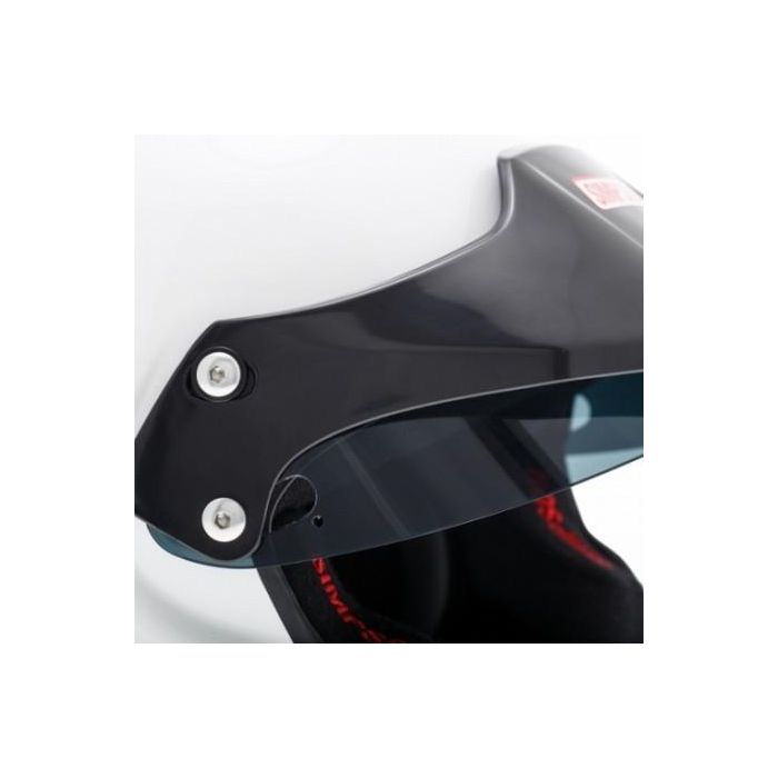 Casco Rally Blanco Talla XS Hans Visera Negra SIMAA0130EG2M54 2